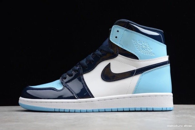 Cheap Jordan Retro 1 Air UNC OG CD0461-401 High Patent 0807